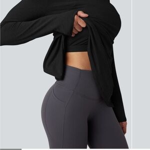 HALARA Black Long Sleeve Top